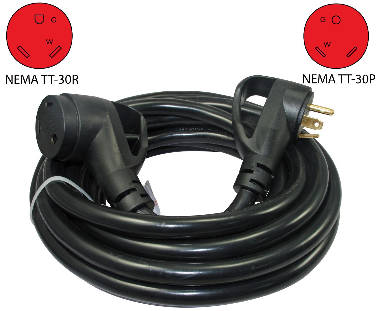 Conntek 15360, 15363, & 15364 NEMA TT30 RV / Generator Cords