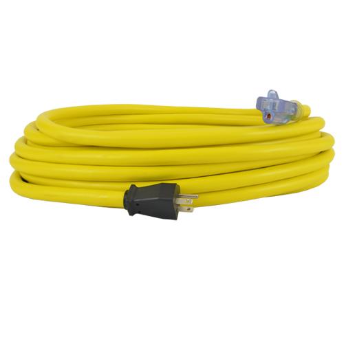 Conntek NEMA 515 10 Gauge Indoor/Outdoor Yellow Extension Cord