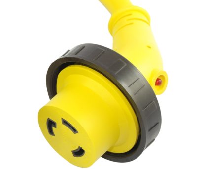 Conntek 14205-EC0RE NEMA 5-15P to 45° Down L5-30R Pigtail Adapter