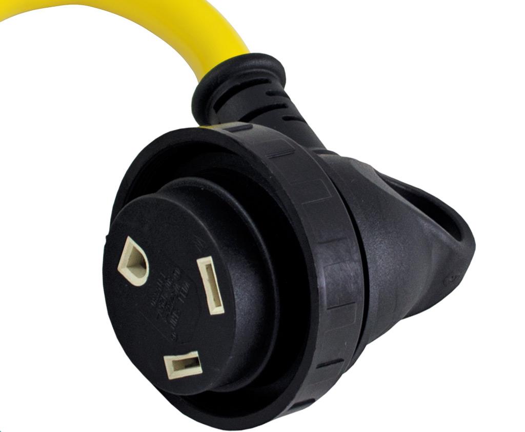 Conntek 15151, 14151, & PITT30R ROJ to NEMA TT30R Pigtail Cords