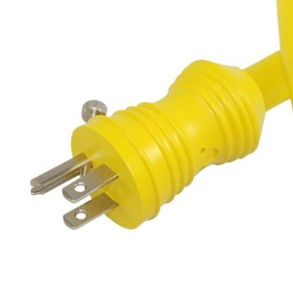 NEMA 5-15P Male Plug With Locking Ground Screw