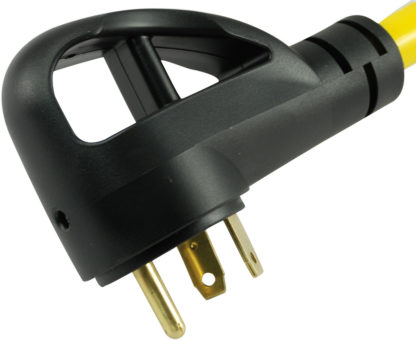 NEMA TT-30P Male Plug With Easy Grip Handle & LED Power Indicator Light