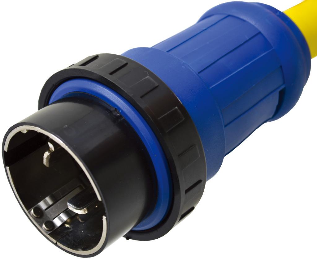Conntek 16305-EC0RE NEMA SS2-50P to 45° SS2-50R Inlet Extender