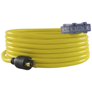L5-30P to (3)5-15R Distribution Cord