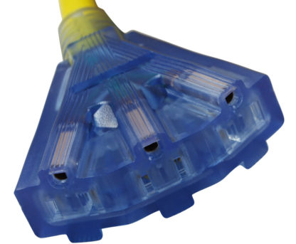 NEMA 5-15R Tri-Outlet Connector