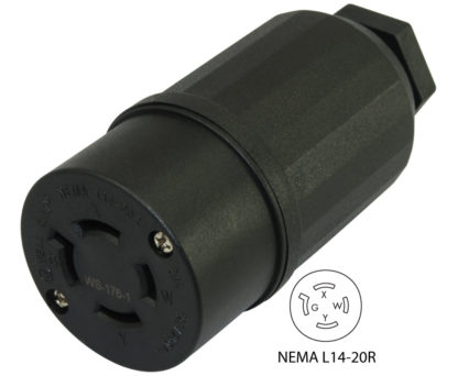 NEMA L14-20R Assembly Connector