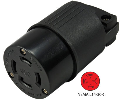 NEMA L14-30R Female Connector