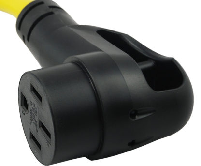 NEMA 14-50R Female Connector With Easy Grip Handle and LED Power Indicator Lights