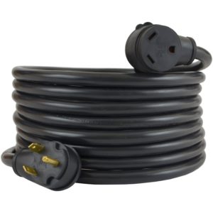 TT-30 RV/Generator Extension Cords(Black)