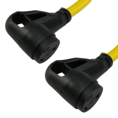 NEMA TT-30R Female Connectors with Easy Grip Handles & LED Power Indicator Lights