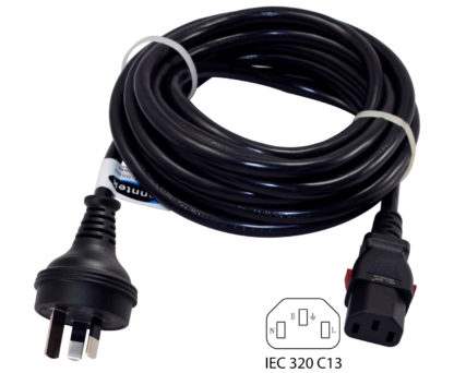 Australia Type I to IEC C13 Power Cord