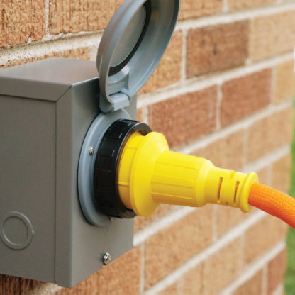 L5-30 Power Cord Connected to Power Inlet Box