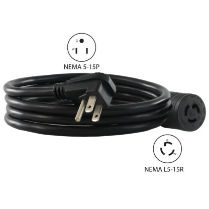 NEMA 5-15P to L5-15R