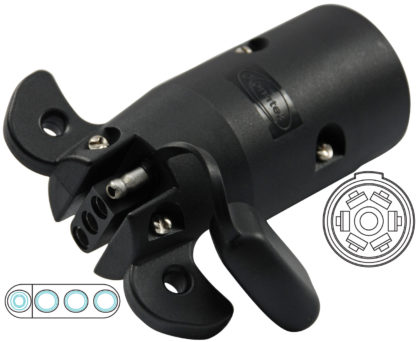4 Way Flat Trailer Connector