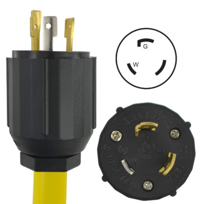NEMA L5-20 assembly plug