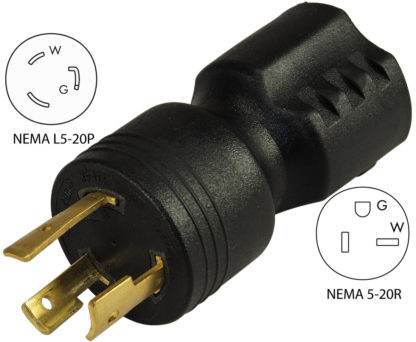 NEMA L5-20P Male Plug