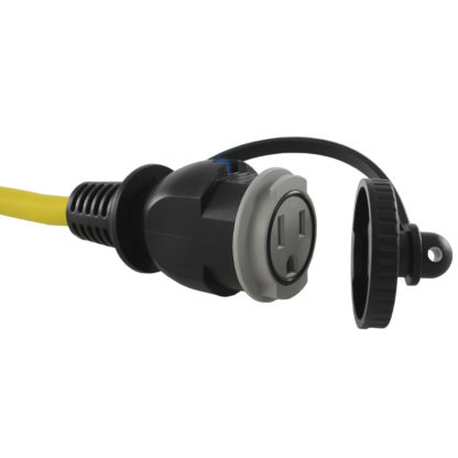 NEMA 5-15R Female Connector With Protective Cap