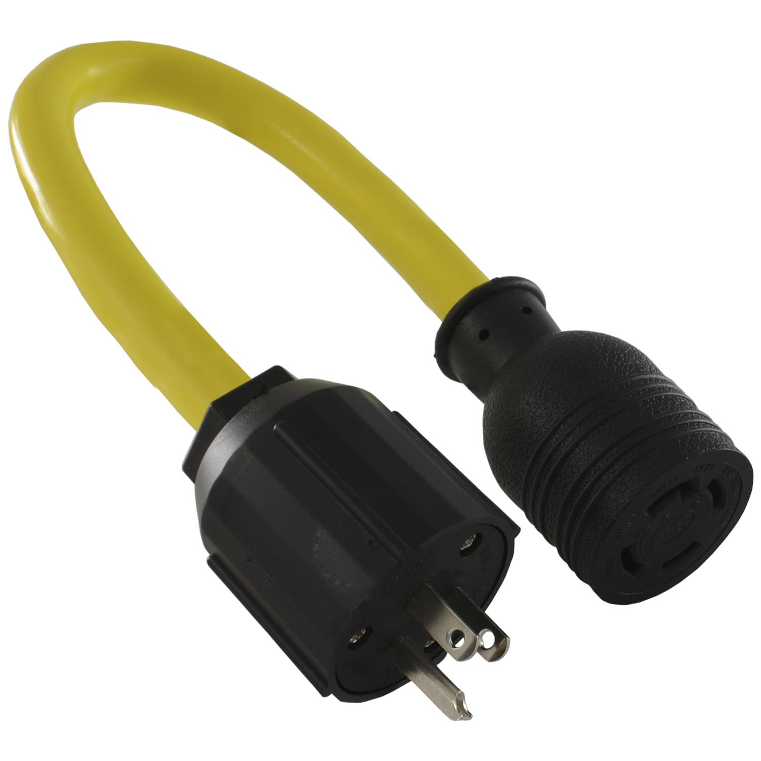 Conntek P515L1430 NEMA 515P to L1430R Generator Pigtail Adapter