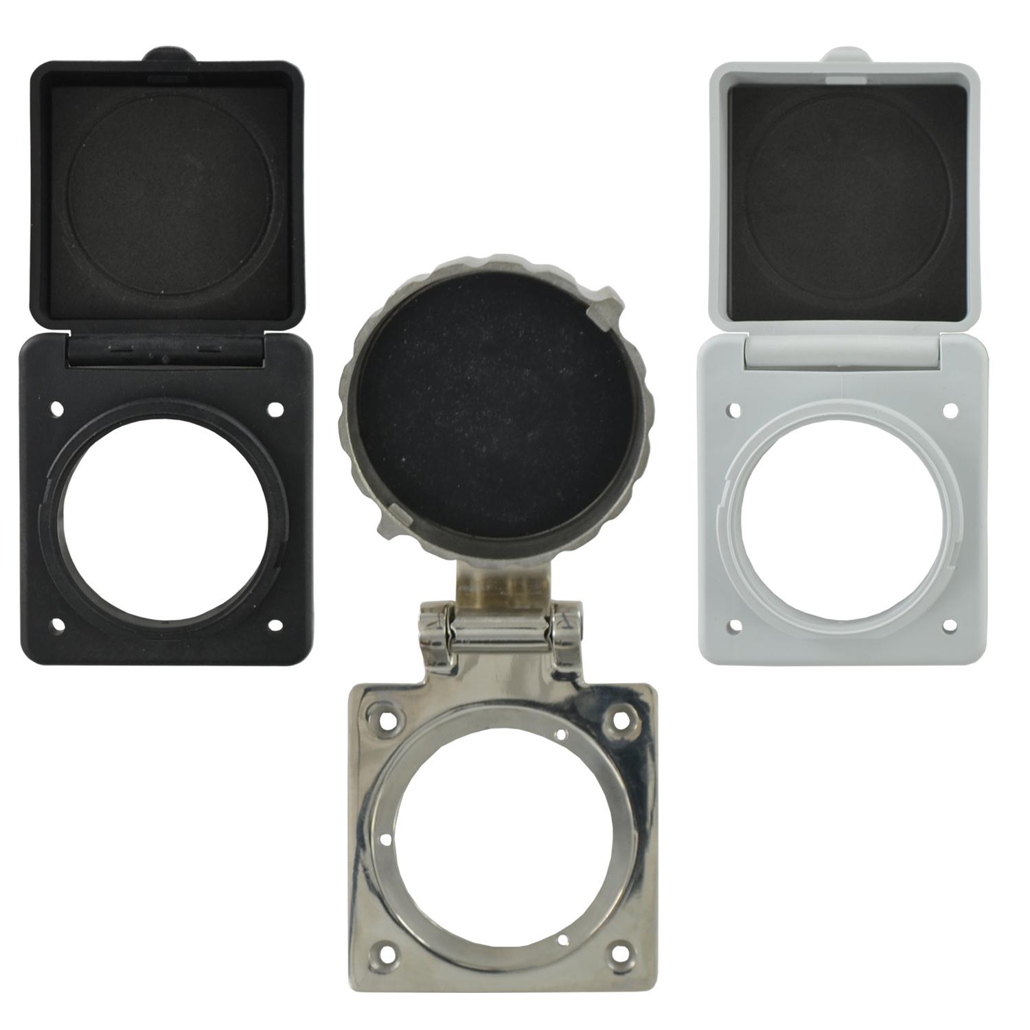 Conntek Inlet / Outlet Replacement Square Bezels With Protective Caps