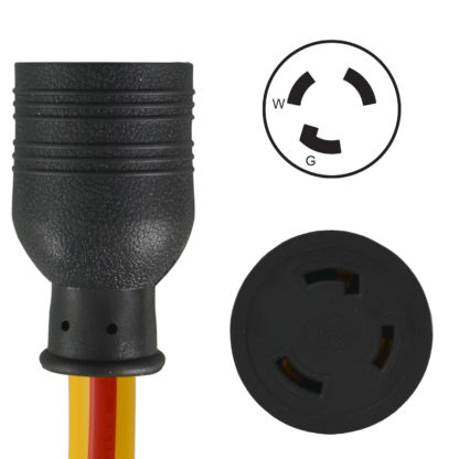 Locking NEMA L5-30R Connector