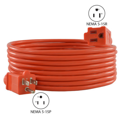 5-15P to 5-15R Extension Cord
