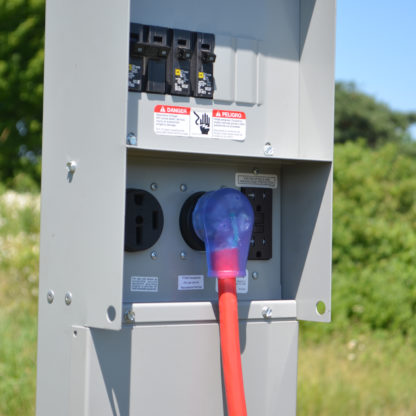 14365 14366 plugged into a RV pedestal