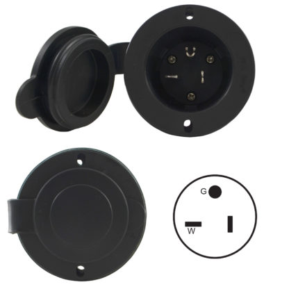 NEMA 5-20P socket